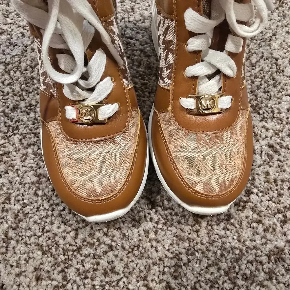 Little Girl Michael Michael Kors Tahoe Wedge Booties | Size 13